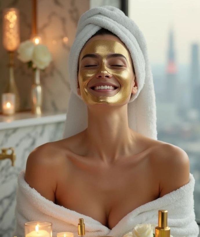 Altın maskesi bakımı yapacak kadar çok zengin olsaydın bu bakımdan yaptırır mıydın?