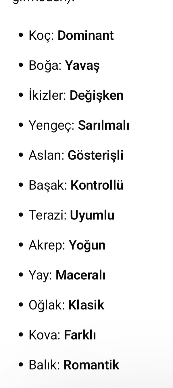 Burçlar yatakta ne ister 🔥?