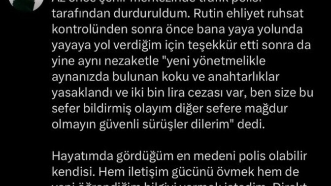 Arabaya koku, süs eşyası, panduf oyuncak falan asmak gerçekten yasaklandı mı?