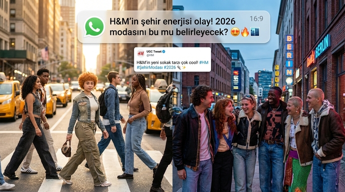 H&M şehir enerjisiyle 2026 modasını yeniden mi yazıyor, sizce bu tarz tutar mı? 🏙✨