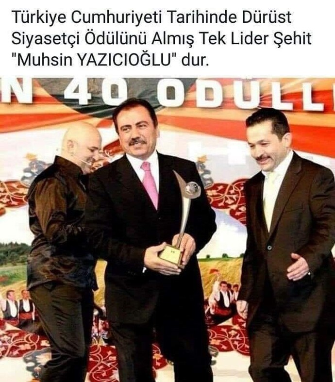 Bugün şehit lider rahmetli Muhsin Yazıcıoğlunun ölüm yıl dönümü, kendisini severmiydiniz?