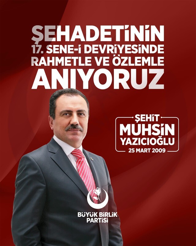 Bugün şehit lider rahmetli Muhsin Yazıcıoğlunun ölüm yıl dönümü, kendisini severmiydiniz?