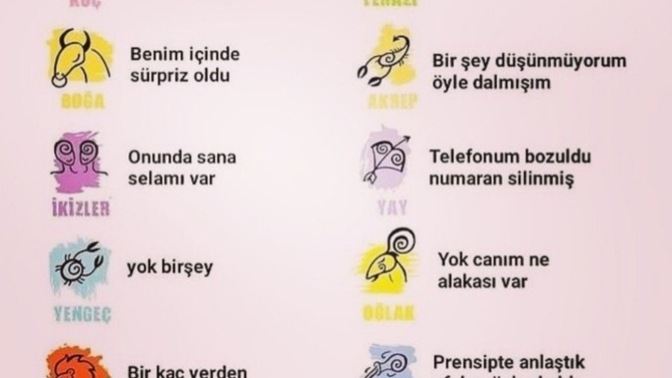 Burçların pembe yalanları nelermiş?