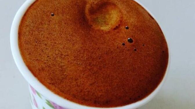 Kendi özel tarifim pekmezli Türk kahvesi nasıl olmuş sizce?