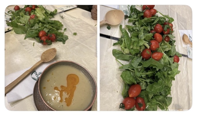 Çorbacının salata sunumunu nasıl buldunuz?