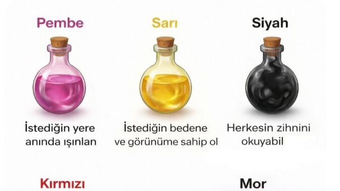 Hangi iksiri içerdin?