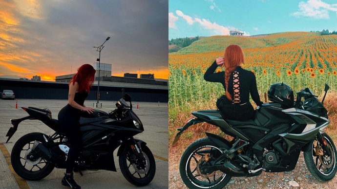 Kızıl saçlı motorcu kızlara denk gelmek zor mudur yoksa kolay mı?