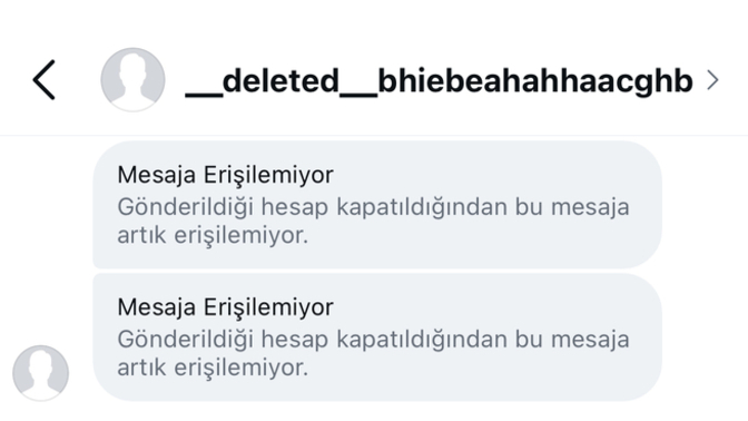 Instagram hesabımı kapatırsam DM mesajlarım karşı taraftan tamamen silinir mi?