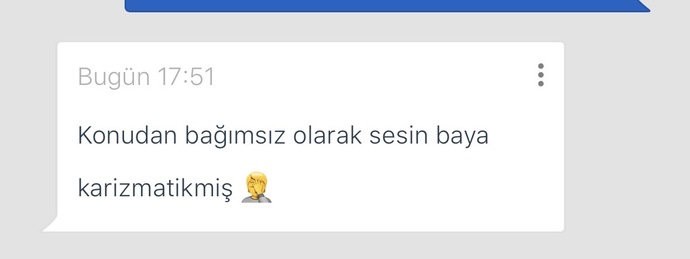 Ses tonuma gelen iltifatlar sonra nazara geliyorum 😅😅