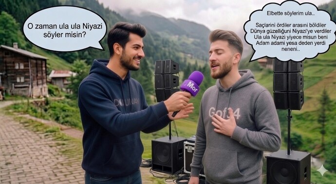 En son dinlediğin şarkıyı mor mikrofonda arkadaş söylemiş olsaydı, bu hangi şarkı olur du?