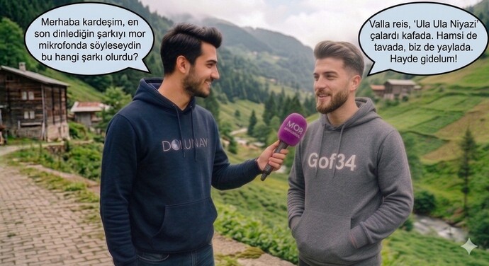 En son dinlediğin şarkıyı mor mikrofonda arkadaş söylemiş olsaydı, bu hangi şarkı olur du?
