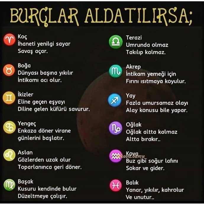 Burcuna göre aldatılırsan tepkin ne olurdu?