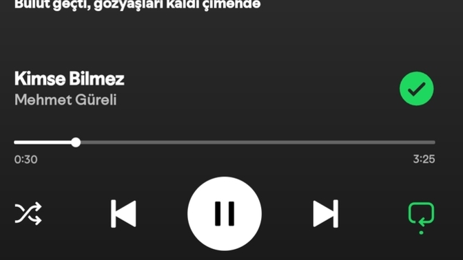 Bu akşam dinlediğiniz en güzel şarkı hangisi, bir parça önerir misiniz?
