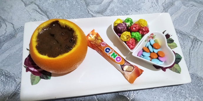 Portakal çanağında türk kahvesi yaptım , aromalı kahve severmisiniz ☕🍊😂?