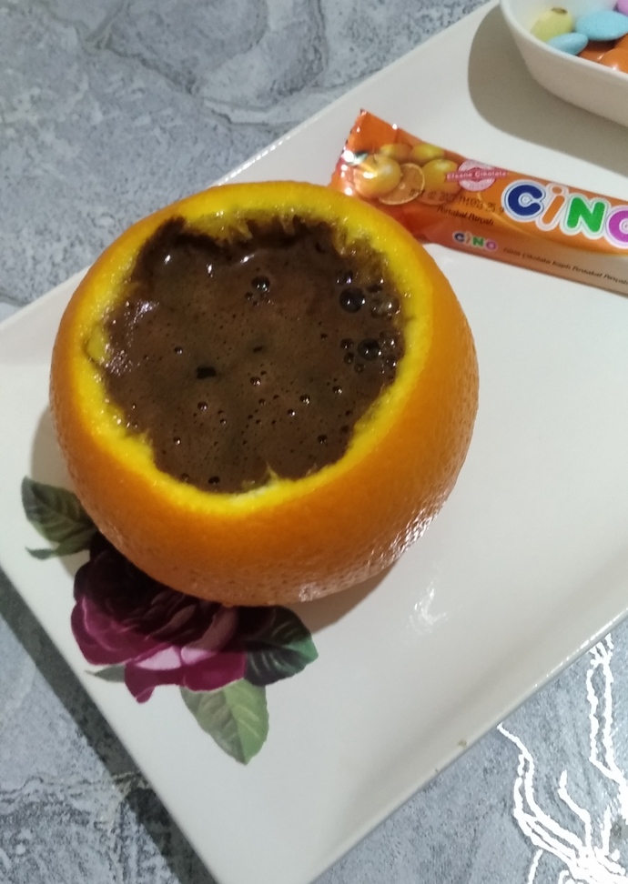 Portakal çanağında türk kahvesi yaptım , aromalı kahve severmisiniz ☕🍊😂?