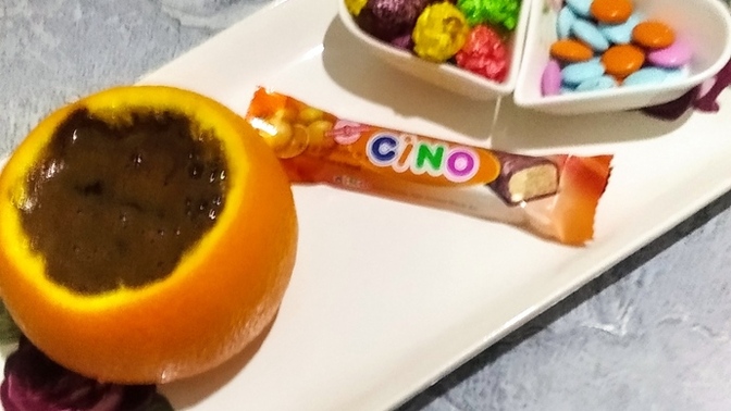 Portakal çanağında türk kahvesi yaptım , aromalı kahve severmisiniz ☕🍊😂?