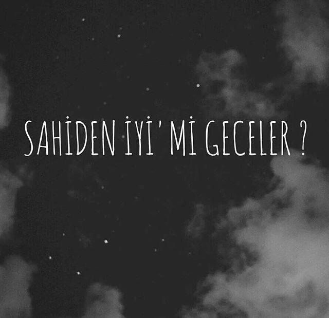 Iyi geceler mi KS halki?