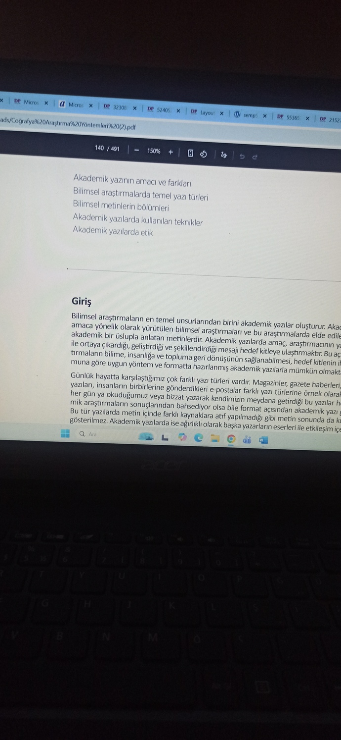 Kitaptan mı okuma yaparsın bilgisayardan mı?