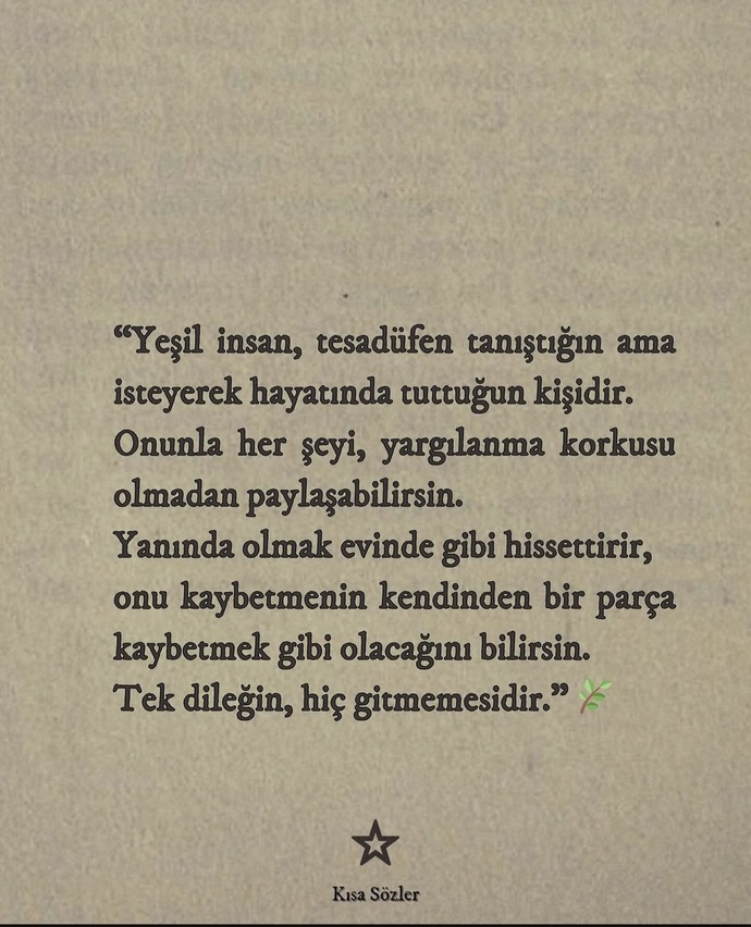 Siz yeşil insanınızla tanıştınız mı?