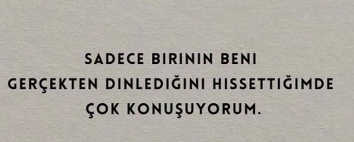 Çok konuşan biri misin?