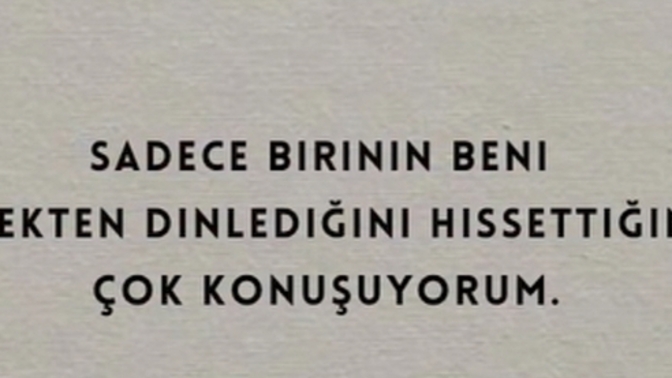 Çok konuşan biri misin?