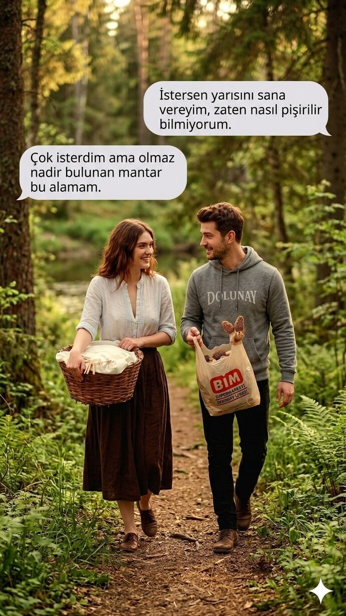 Bu akşam yediğin yemeği seninle yeseydim, ben ne yemiş olurdum?