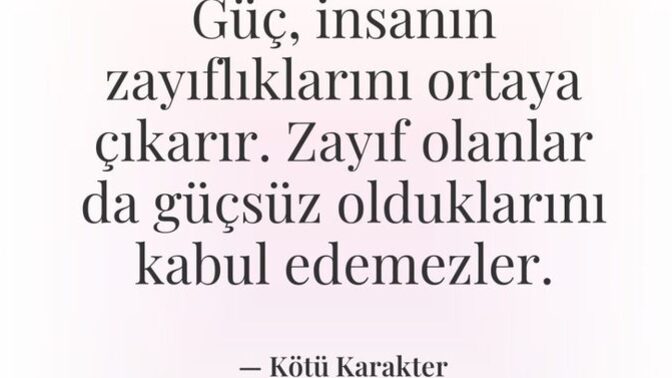 Sizce hangi alışkanlıklar güçlü bir karakterin oluşmasına katkı sağlar?