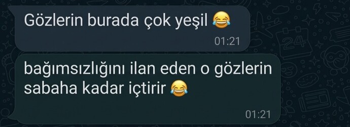 Değişik iltifatlar alır mısınız?