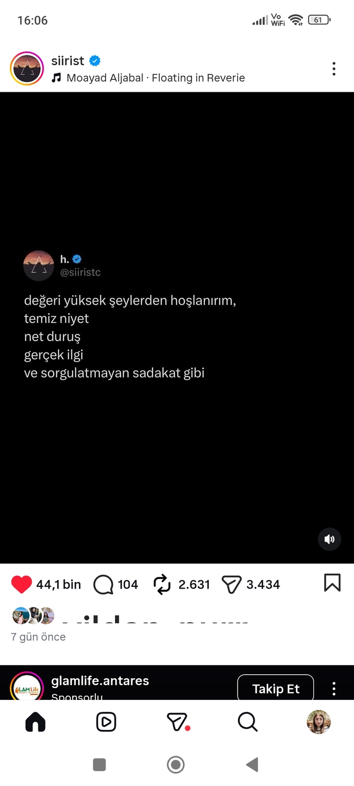 Karşı taraftan gelen temiz niyet ve gerçek ilgiye siz değer verir misiniz?