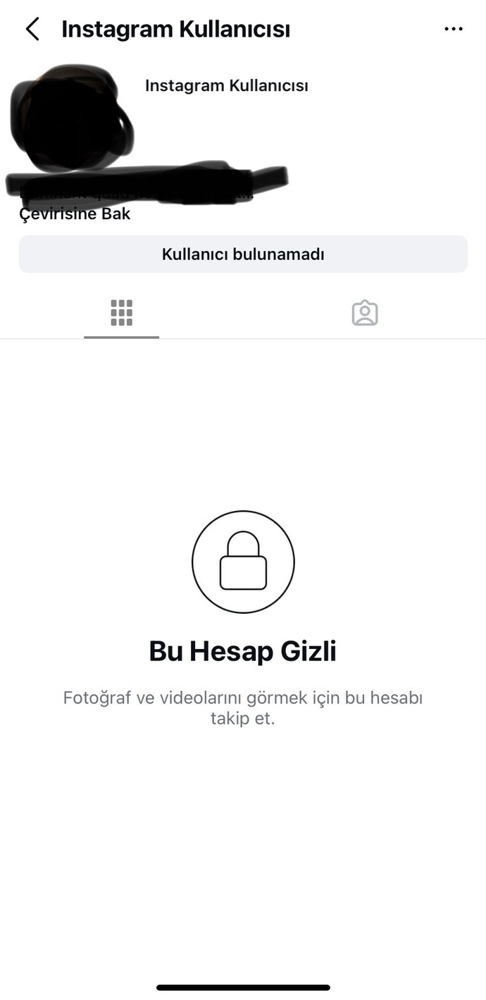 Biri hesabını mı dondurdu yoksa bana engel mi attı, nasıl anlayabilirim?