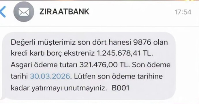 Bu ay kredi kartı ekstre borcunuz ne kadar geldi, bende rekor kırdı da sizde durum ne?