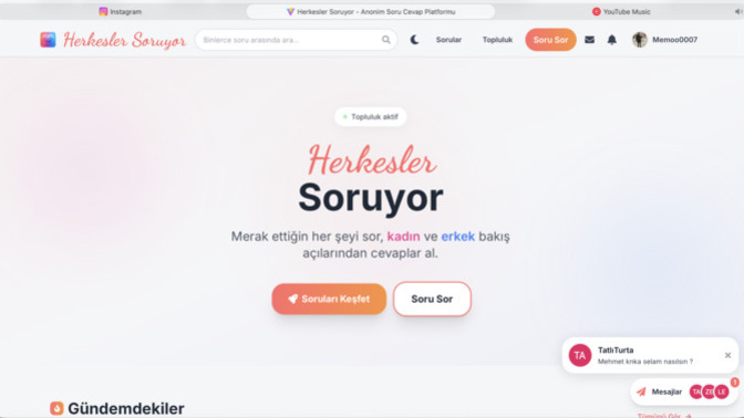 Yeni mesajlaşma sistemi tasarımım nasıl olmuş, neleri geliştirmeliyim?
