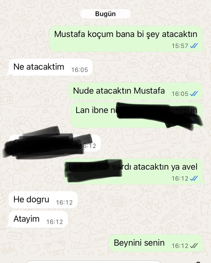 En son aldığınız mesaj nedir?