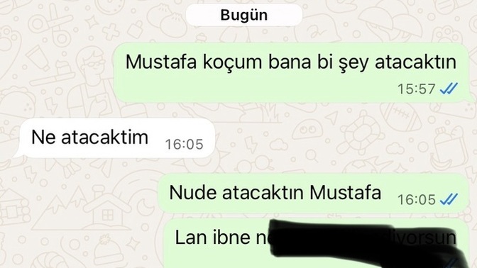En son aldığınız mesaj nedir?