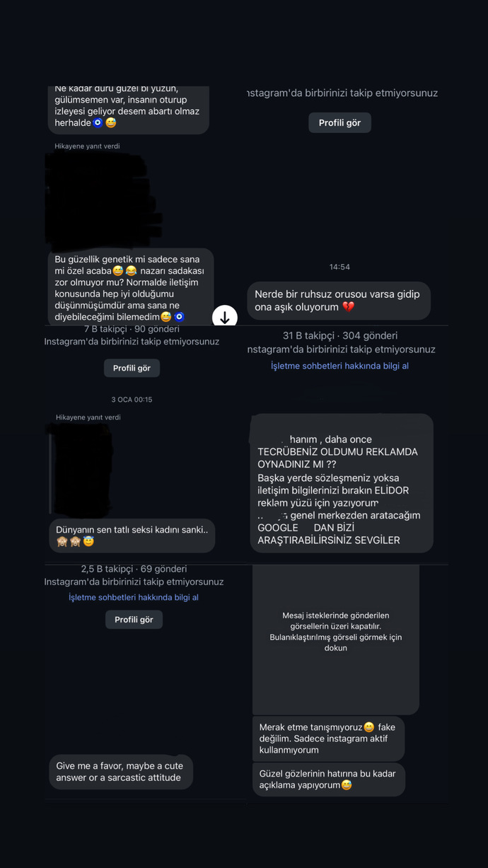 Instagram’da garip, değişik ve rahatsız edici mesajlar alıyor musun?