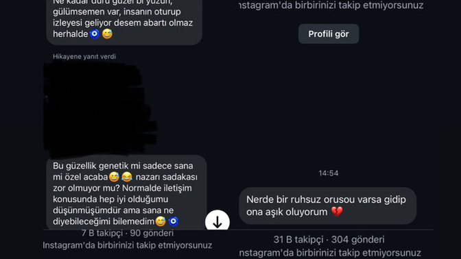 Instagram’da garip, değişik ve rahatsız edici mesajlar alıyor musun?