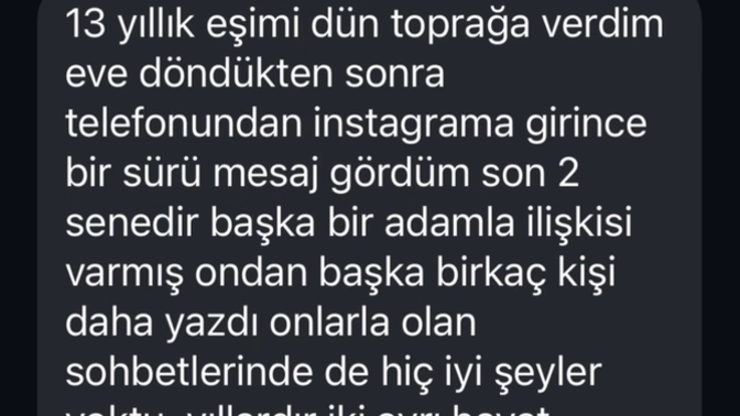 Eşiniz sizi aldatmis olsa ve vefat etse bunu yayar miydiniz herkese?