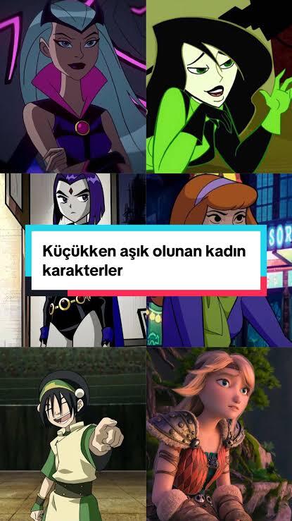 Küçükken aşık olduğunuz çizgi film karakterleri kimlerdi, hangisine niye vuruldunuz?