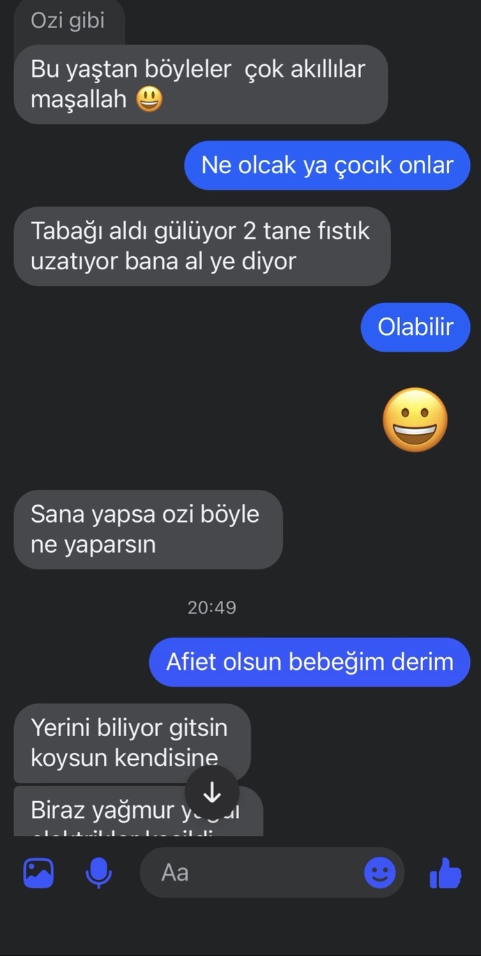 Konuştuğum çocuğun sohbeti acayip bayıyor beni haksız miyim?