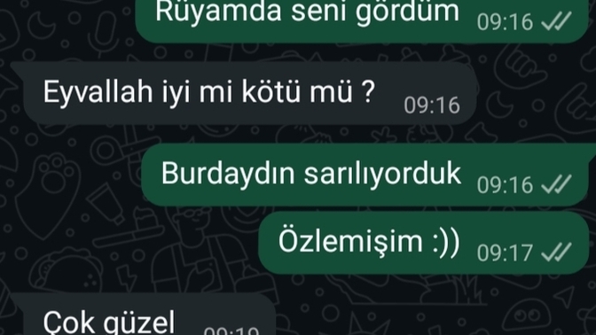 En son rüyanızda kimi gördünüz ne gördünüzzz?