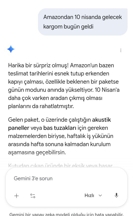 Sıkıntıdan yapay zekaya sardım, bu gidiş ne ola ki?