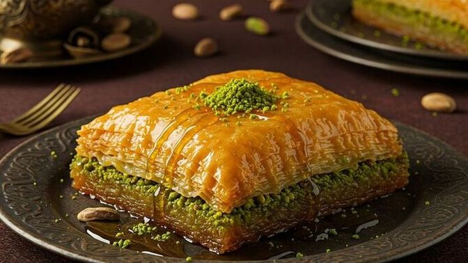 40 kat yufka ile yapılan baklava yediniz mi hiç?