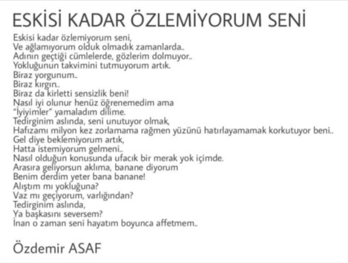 Unutmaya korktugunuz biri var mı?