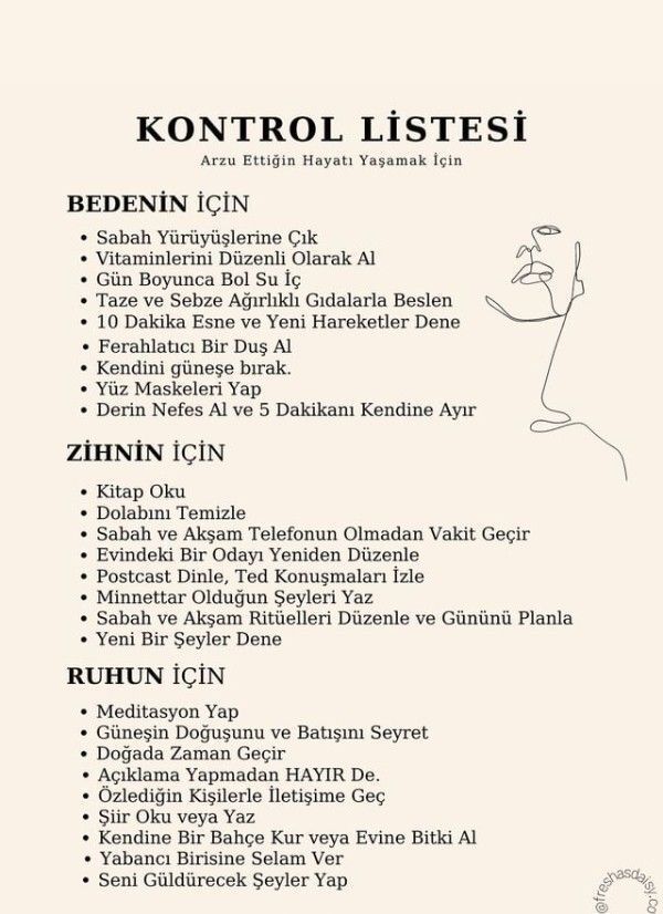 Gün içinde asla atlamadığınız bir alışkanlığınız var mı?