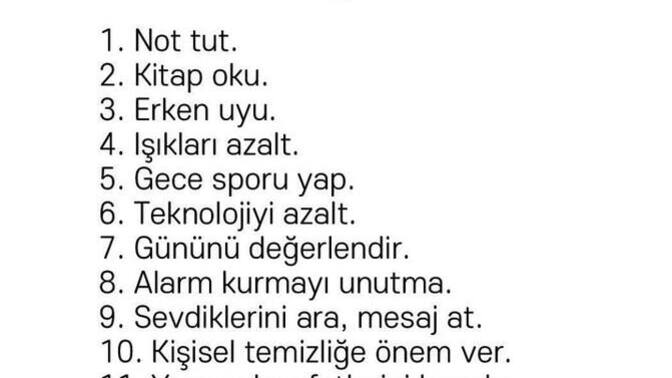 Gün içinde asla atlamadığınız bir alışkanlığınız var mı?