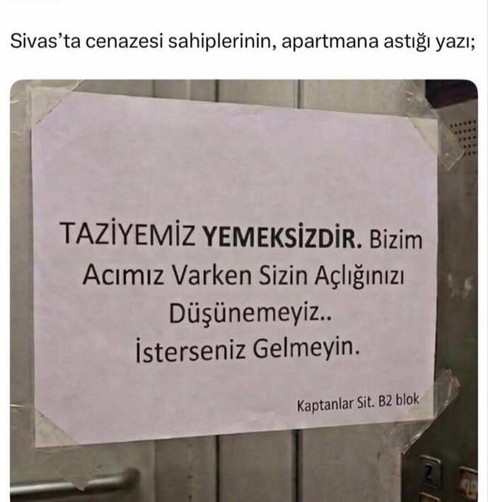 Cenaze evinde yemek ikramı niye bu kadar beklenti haline geldi, mantığı ne?