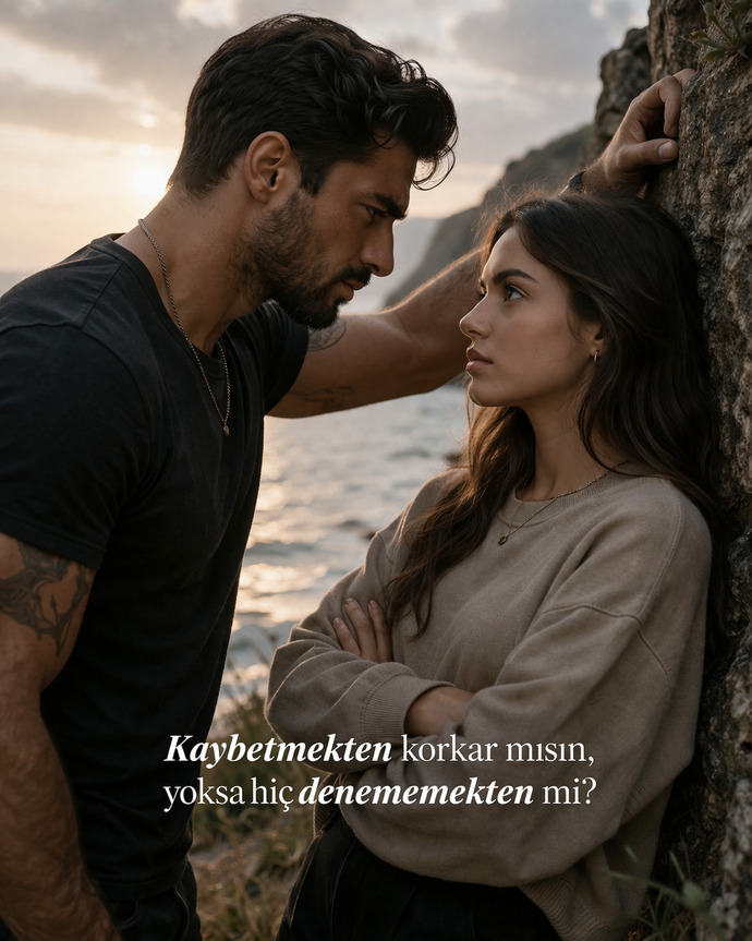 Kaybetmekten korkar mısın, yoksa hiç denememekten mi?