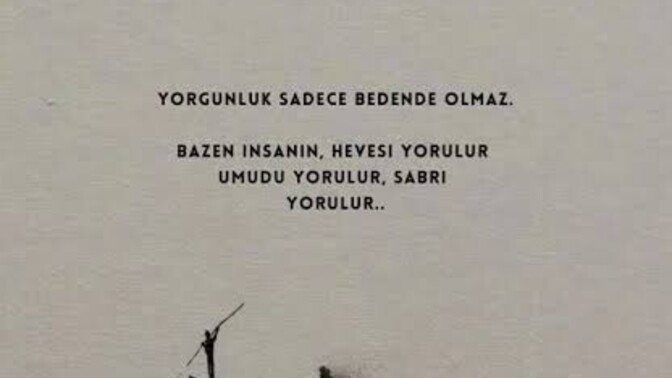 Sürekli hissedilen mental yorgunlukla baş etmek için neler yapıyorsunuz?