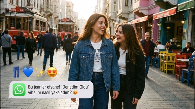 Sıla Türkoğlu x Levi’s “Denedim Oldu” jean stilini kendi tarzına nasıl uyarlardın? 👖💙
