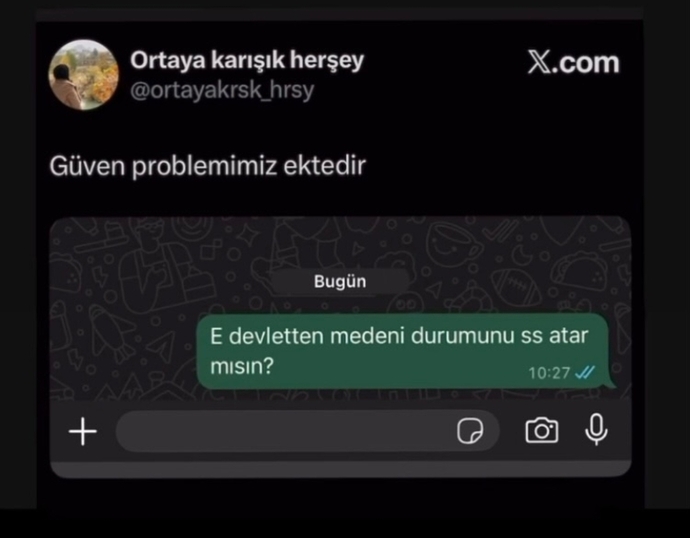 Karşı cinse güven konusunda sıkıntı yaşıyor musunuz?
